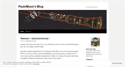 Desktop Screenshot of paulomusic.wordpress.com