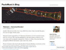 Tablet Screenshot of paulomusic.wordpress.com