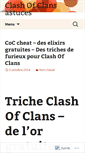 Mobile Screenshot of clashofclansatuces.wordpress.com