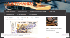 Desktop Screenshot of kasetomanija.wordpress.com