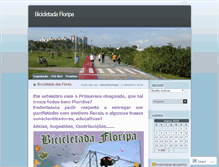 Tablet Screenshot of bicicletadafloripa.wordpress.com