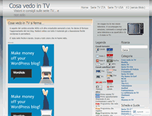 Tablet Screenshot of cosavedointv.wordpress.com