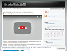 Tablet Screenshot of miniedaddehieloxxi.wordpress.com