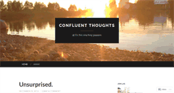 Desktop Screenshot of confluentthoughts.wordpress.com