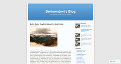 Desktop Screenshot of bwinwnbwi.wordpress.com