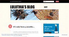 Desktop Screenshot of luluthia.wordpress.com