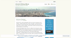 Desktop Screenshot of justindubai.wordpress.com