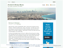 Tablet Screenshot of justindubai.wordpress.com