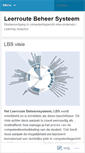 Mobile Screenshot of leerroutebeheer.wordpress.com