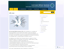 Tablet Screenshot of leerroutebeheer.wordpress.com