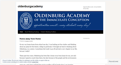 Desktop Screenshot of oldenburgacademy.wordpress.com