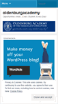 Mobile Screenshot of oldenburgacademy.wordpress.com