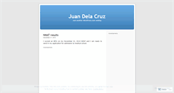 Desktop Screenshot of juandelacruz.wordpress.com