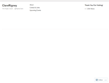 Tablet Screenshot of clarerigney.wordpress.com