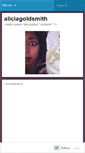 Mobile Screenshot of aliciagoldsmith.wordpress.com