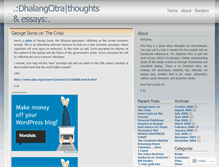 Tablet Screenshot of dhalangcitra.wordpress.com