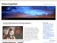 Tablet Screenshot of mohanasangeetham.wordpress.com