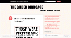 Desktop Screenshot of gildedbird.wordpress.com