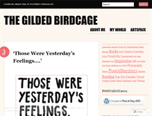 Tablet Screenshot of gildedbird.wordpress.com