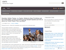 Tablet Screenshot of oints.wordpress.com