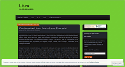 Desktop Screenshot of litura.wordpress.com