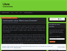 Tablet Screenshot of litura.wordpress.com