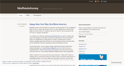 Desktop Screenshot of likefliestohoneydotcom.wordpress.com
