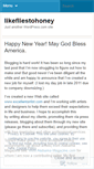 Mobile Screenshot of likefliestohoneydotcom.wordpress.com