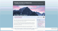 Desktop Screenshot of nicholasjdavis.wordpress.com