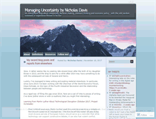Tablet Screenshot of nicholasjdavis.wordpress.com