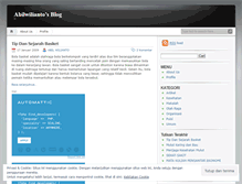 Tablet Screenshot of abilwilianto.wordpress.com