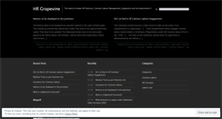 Desktop Screenshot of hrgrapevine.wordpress.com
