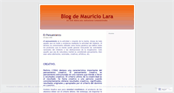 Desktop Screenshot of maurolara.wordpress.com