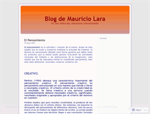 Tablet Screenshot of maurolara.wordpress.com