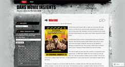 Desktop Screenshot of dansmovieinsights.wordpress.com