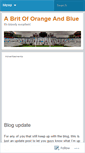 Mobile Screenshot of abritoforangeandblue.wordpress.com