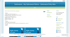 Desktop Screenshot of endowment1.wordpress.com