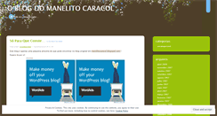 Desktop Screenshot of manelitocaracol.wordpress.com