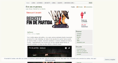Desktop Screenshot of findepartida.wordpress.com