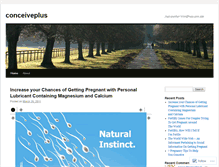 Tablet Screenshot of conceiveplus.wordpress.com