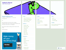 Tablet Screenshot of booksforworms.wordpress.com