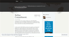 Desktop Screenshot of brianmcmillan.wordpress.com