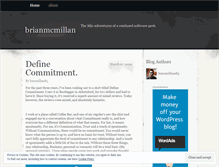 Tablet Screenshot of brianmcmillan.wordpress.com