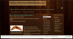 Desktop Screenshot of luisbrpy.wordpress.com