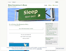 Tablet Screenshot of missinsomniac.wordpress.com