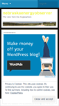 Mobile Screenshot of nebraskaenergyobserver.wordpress.com
