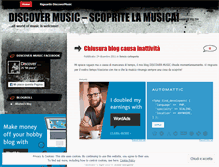 Tablet Screenshot of discovermusix.wordpress.com
