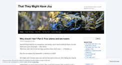 Desktop Screenshot of mighthavejoy.wordpress.com