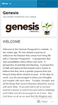 Mobile Screenshot of genesisperspective.wordpress.com