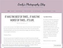 Tablet Screenshot of emilygoochphotos.wordpress.com